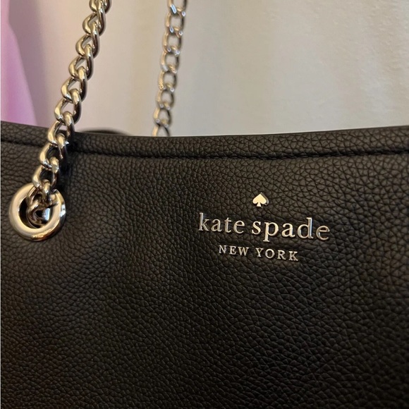 Kate Spade Large Jordyn Chain Tote in Black AUTHENTIC New w/out tags - Picture 3 of 10